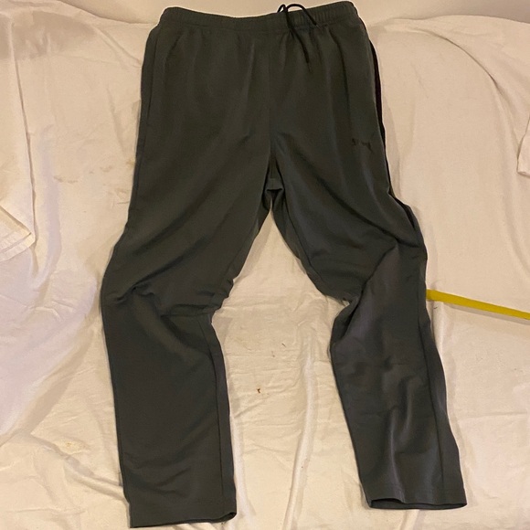 Men's Black Puma Running Pants - Picture 1 of 5